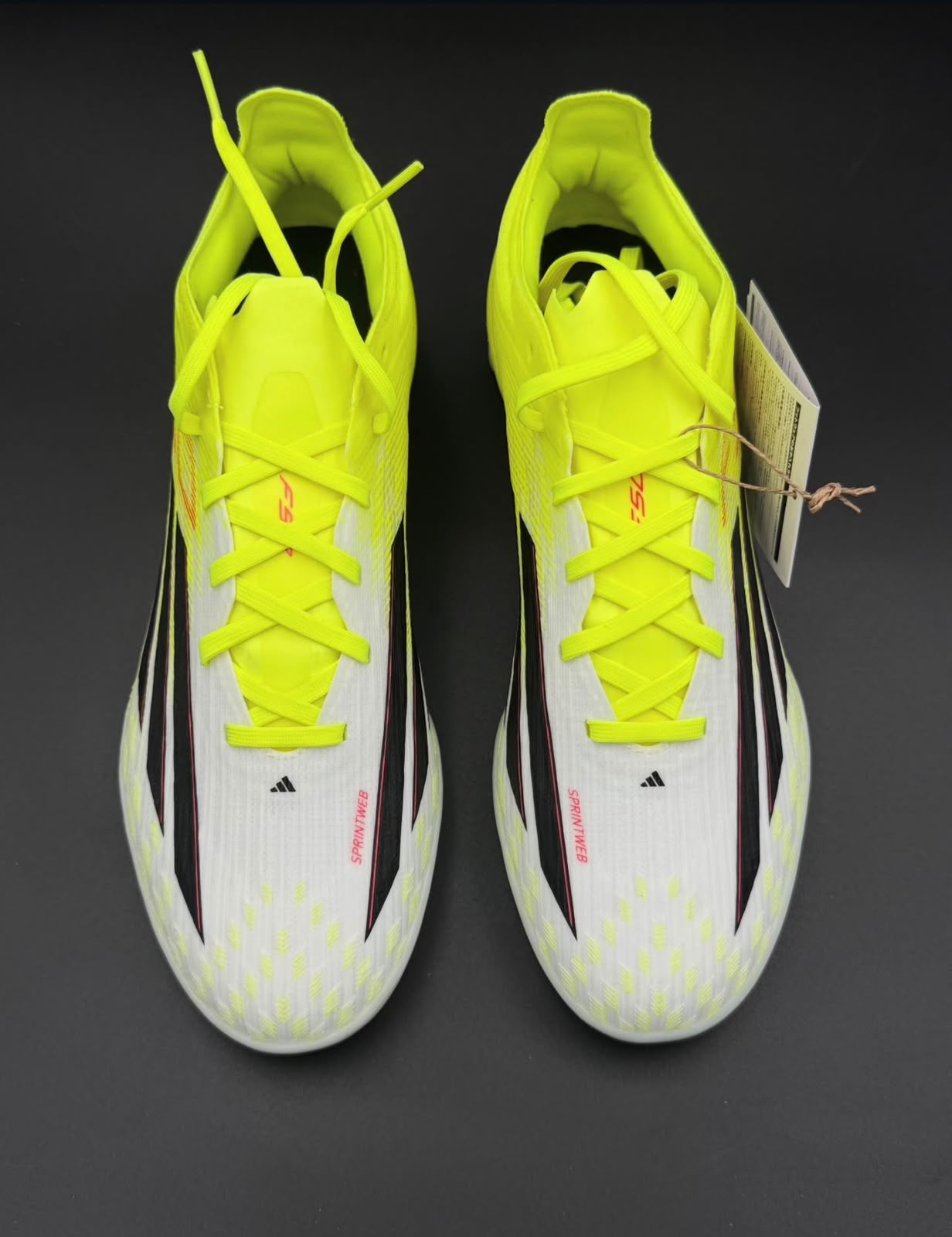 Adidas F50 League TF Blanco/Amarillo Neón